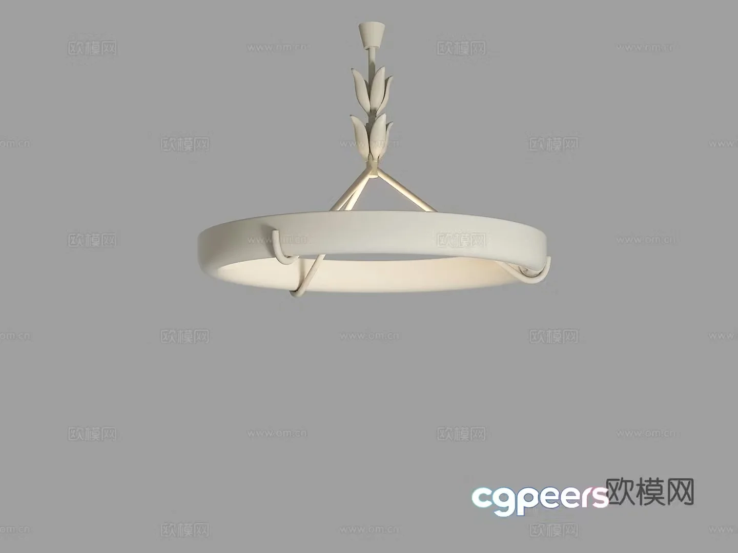 Modern French chandeliers 3d model