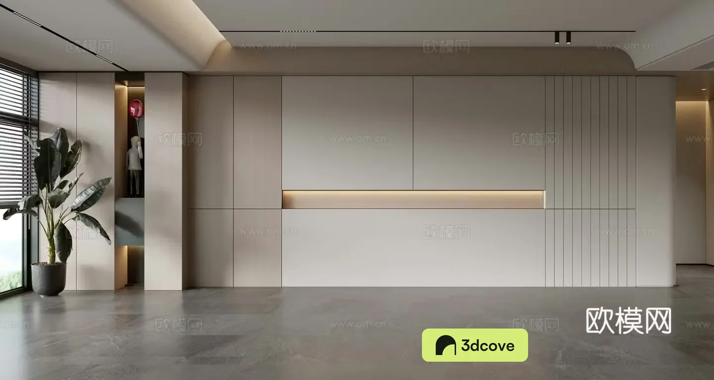 Modern sofa background wall