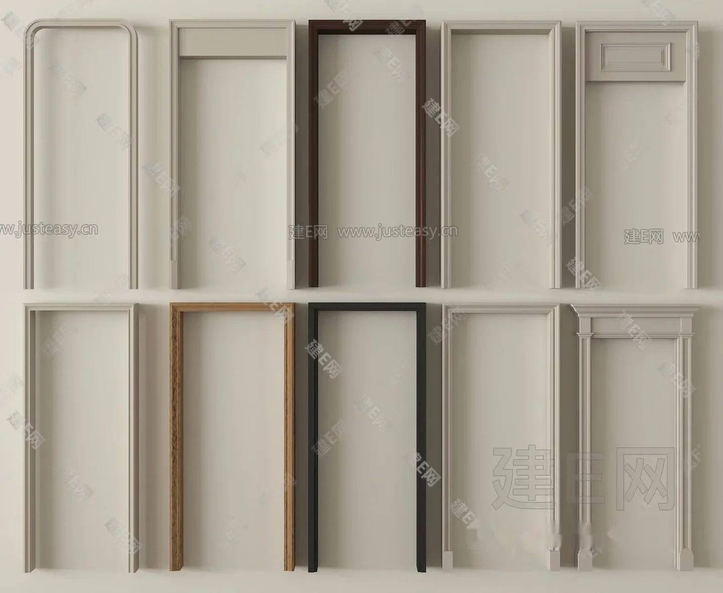 A Collection Of Various Picture Frames 3D Model – 23406 – VRAY Render