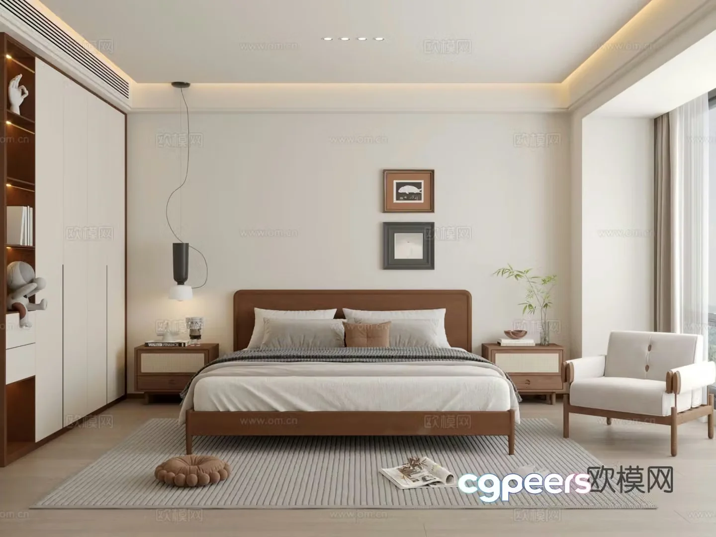 Wasabi Bedroom Master bedroom 3D model