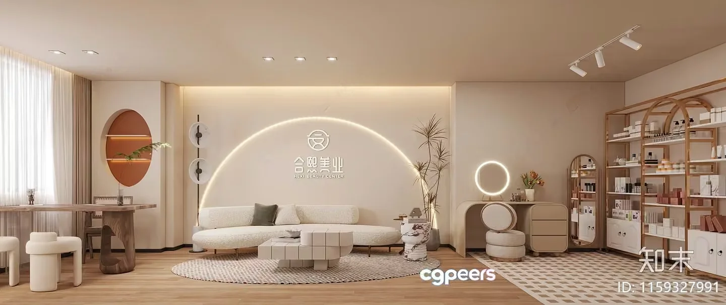 Modern Living Room 3D Model – 17405 – VRAY Render