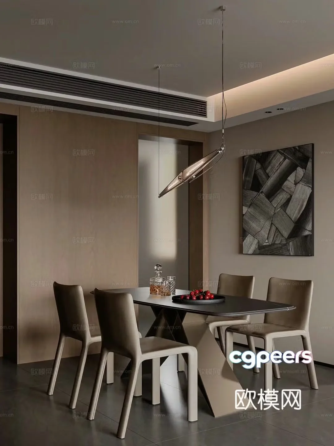 Italian restaurant 3d model