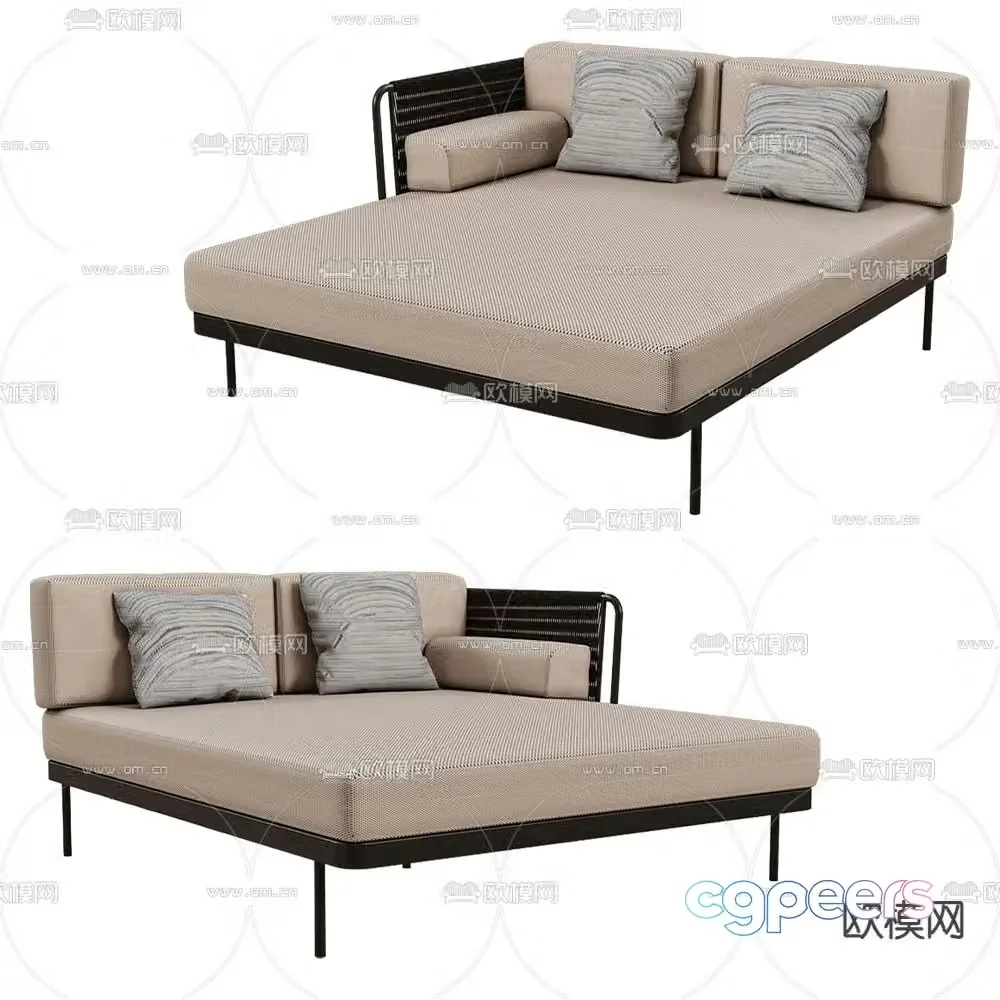 AURICA sofa bed 3d model