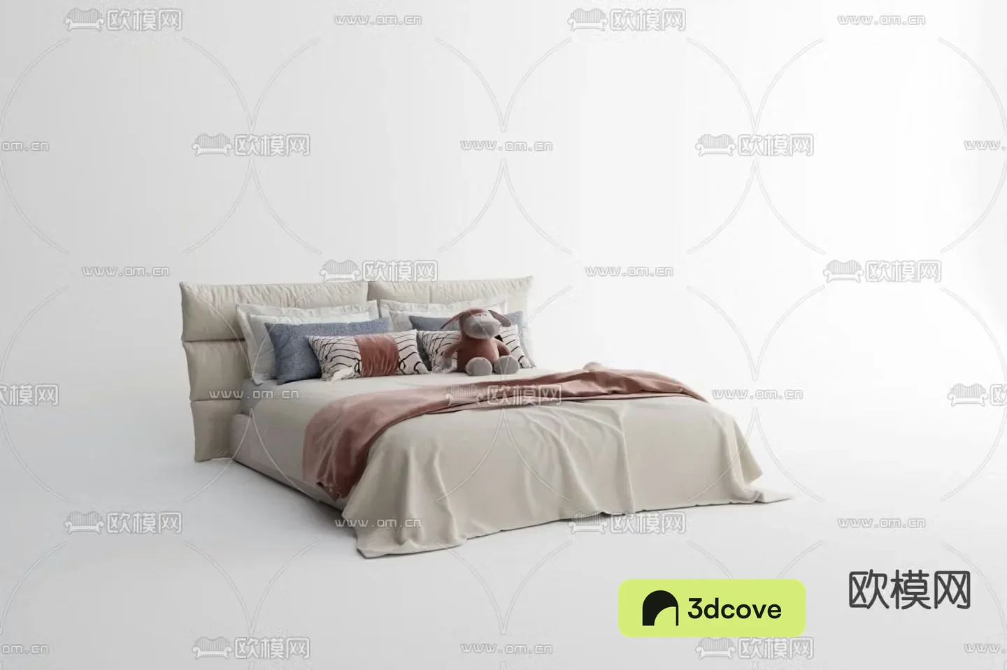 Modern double bed
