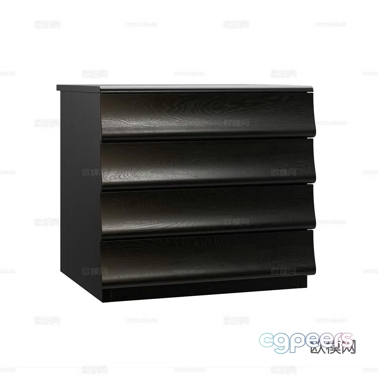 Bolzan Retro Bedside Table Decoration Cabinet Side Cabinet Wooden Cabinet Simple Bedside Table 3D Model