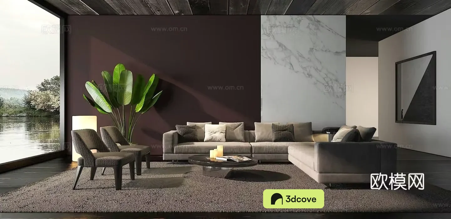 Italian minotti Italian living room