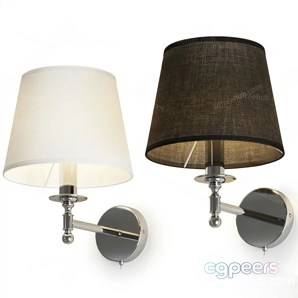 Modern Wall Lamp 3D Model – 23182 – VRAY Render