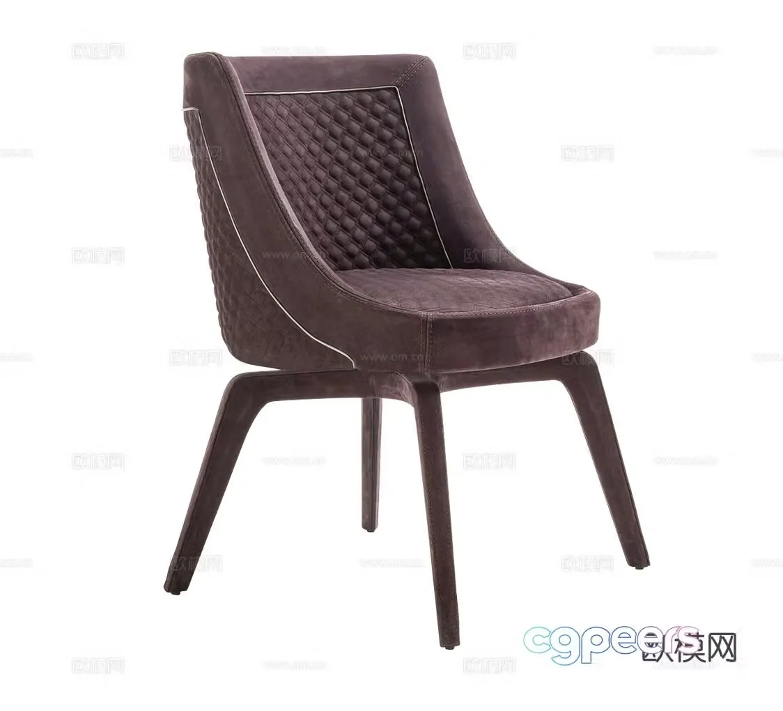VittoriaFrigerio Dining Chair Single Chair 3D Model