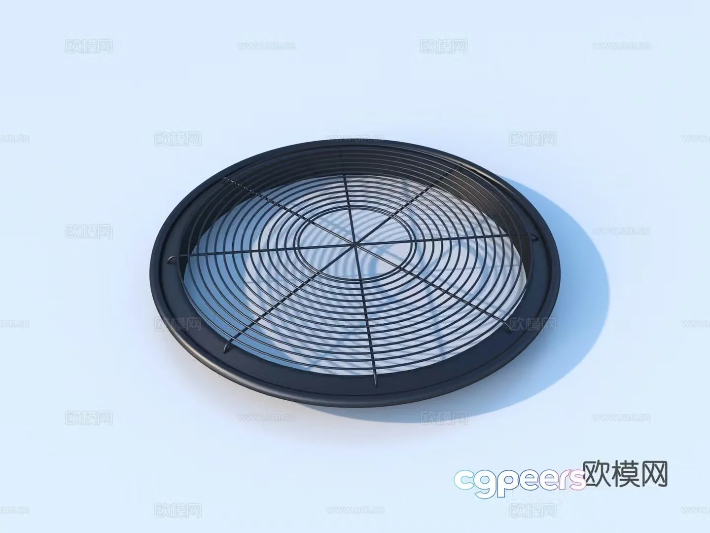 Fan parts Hardware 3D model