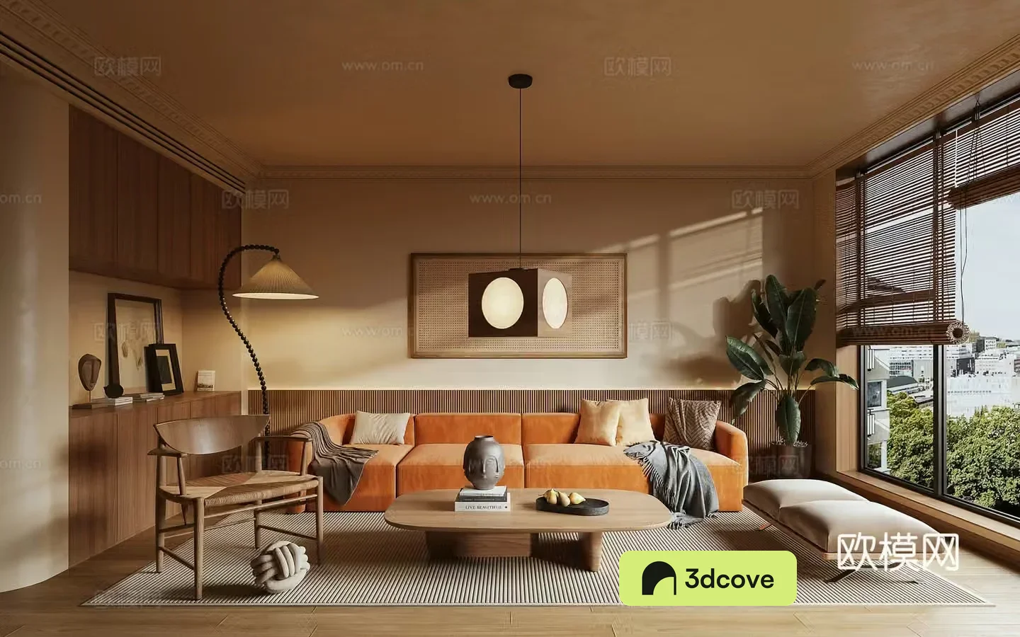 Log Wind Living Room