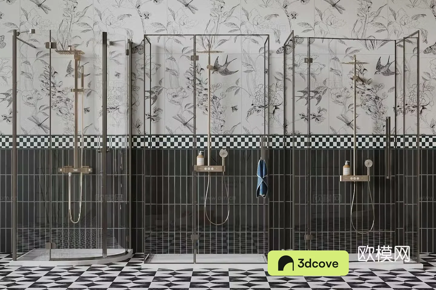 French shower room bathroom