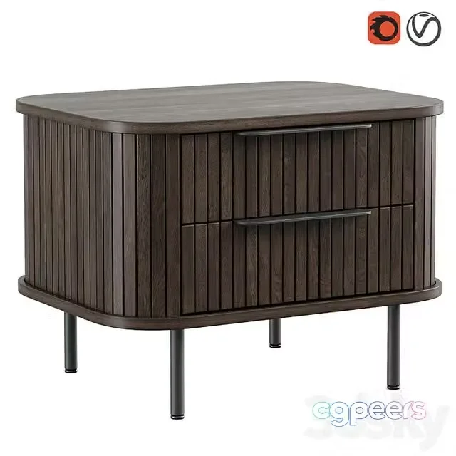 3ds Max Free – Glide bedside table by Dantone Home