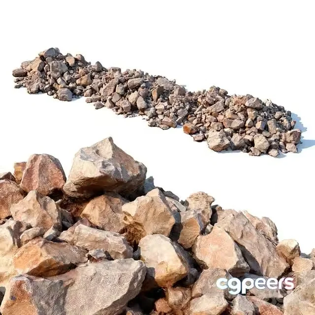 3ds Max Free – Stone beach (15 meters)