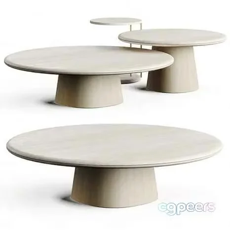 Modern Coffee Tables 3D Model – 161 – VRAY Render