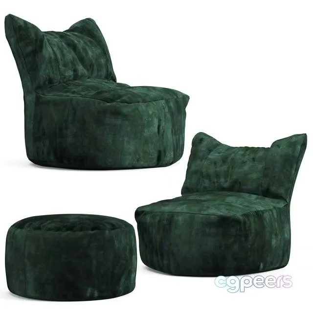 3ds Max Free – Cierre imbottiti bubba bean bag chair