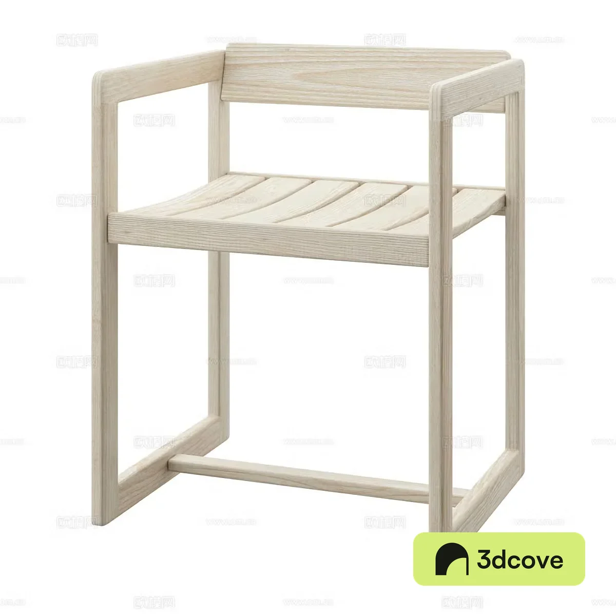 Nordic simple single chair armchair