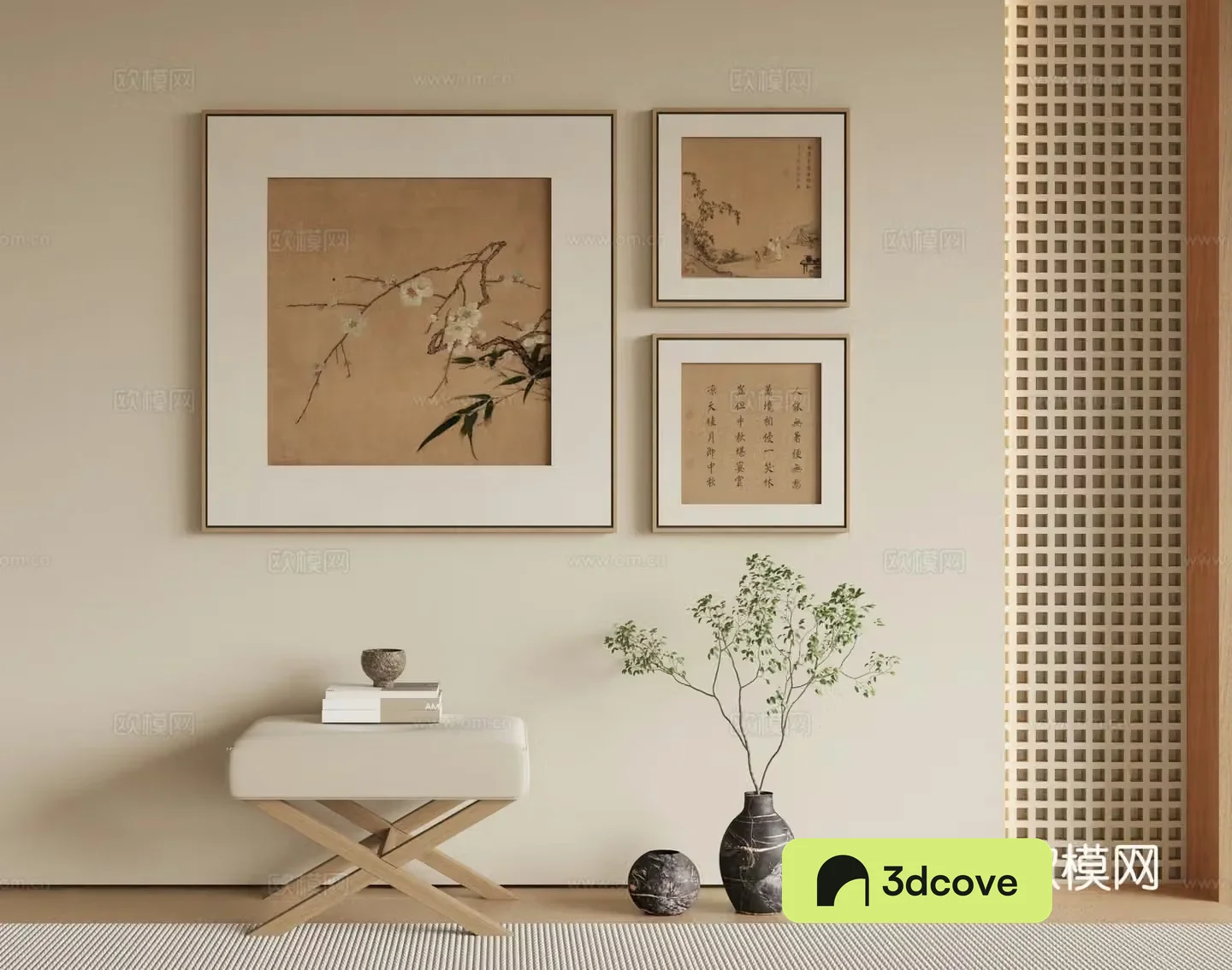 New Chinese style ink hanging painting decorative painting