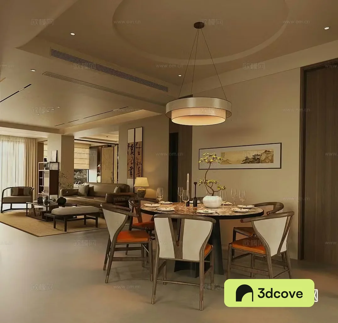 Chinese Song style living room Hengdian Living room Song style aesthetic living room sofa coffee table combination