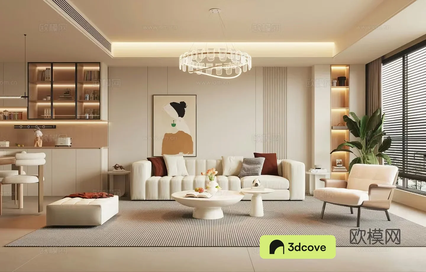 Modern Cream Style Restaurant