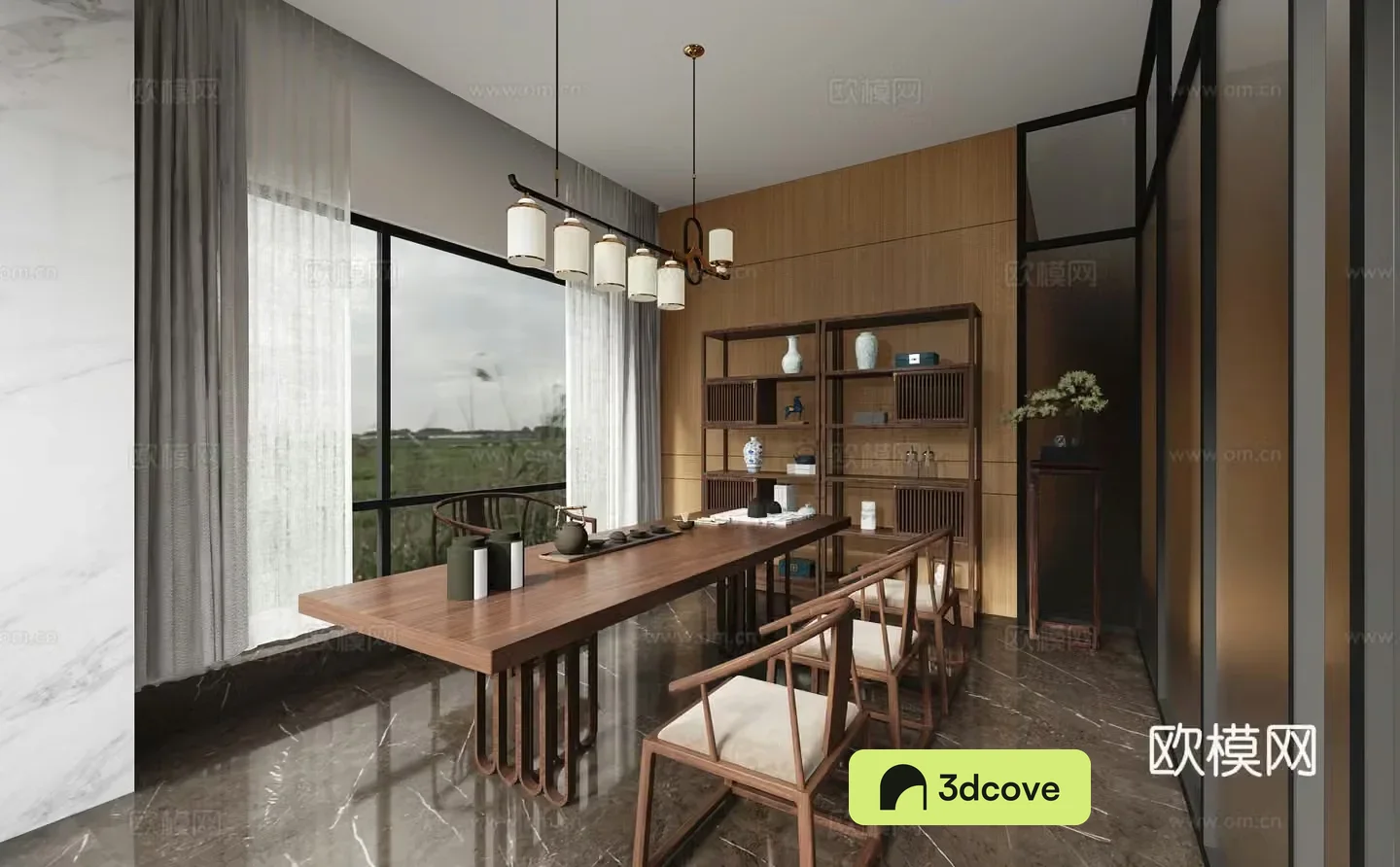 Modern tea room