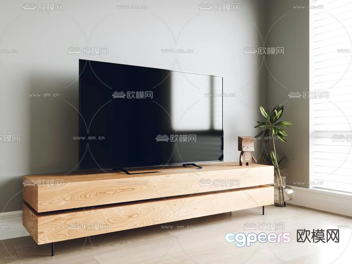 Modern TV cabinet 3d model