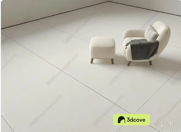 A Minimalist White Chair