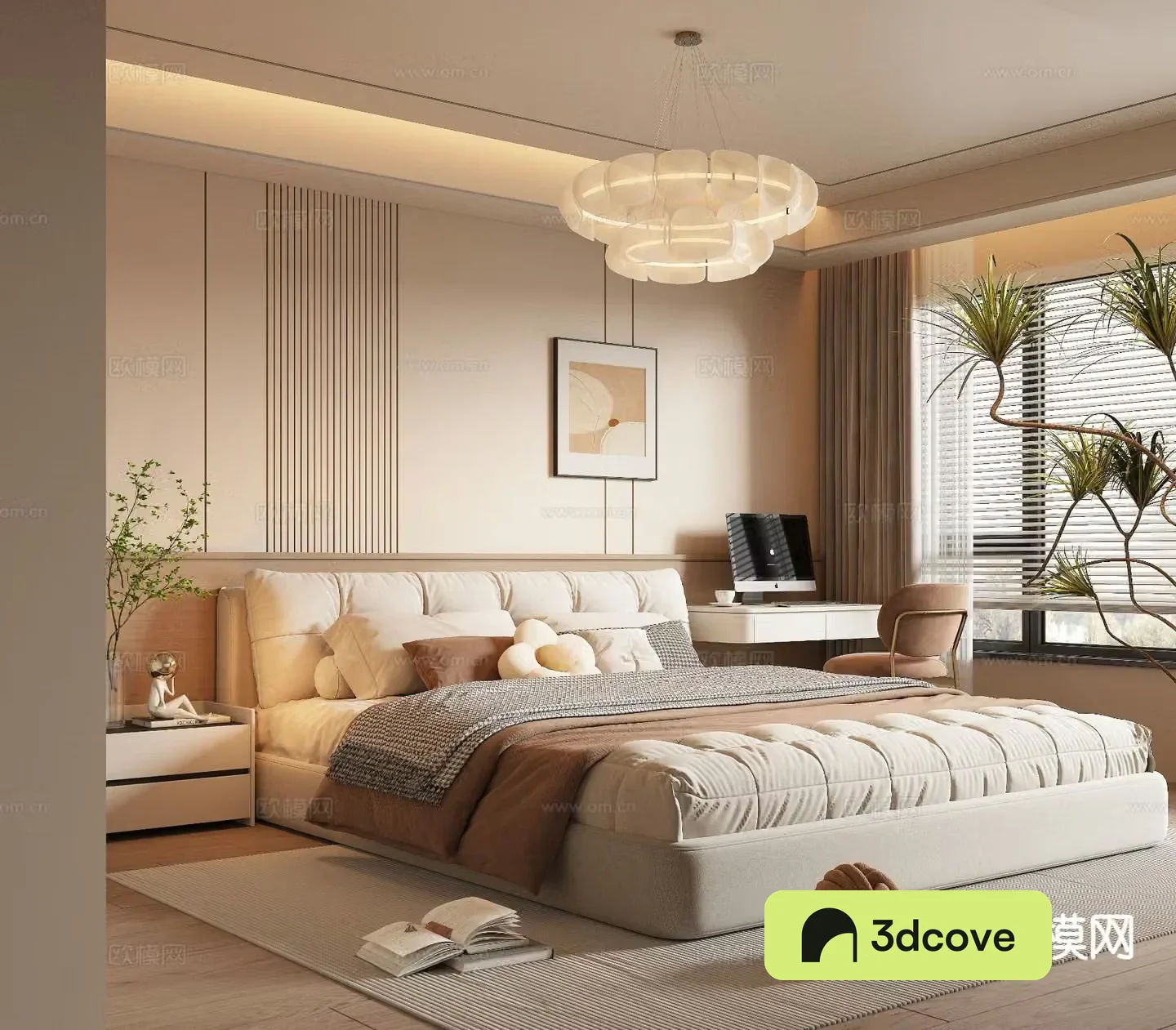 Creamy Bedroom Master Bedroom