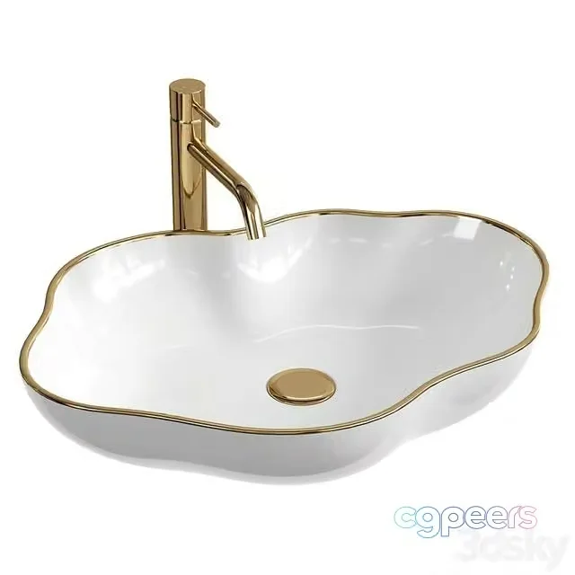 3ds Max Free – REA Pearl Opzetwastafel Waskom