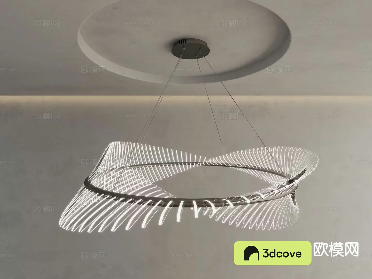 Acrylic chandelier art chandelier