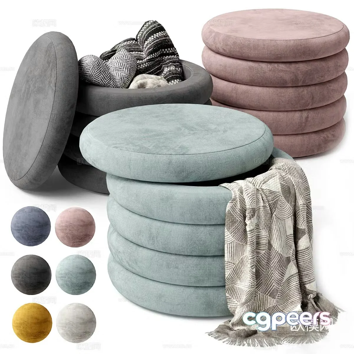 3d model of stool