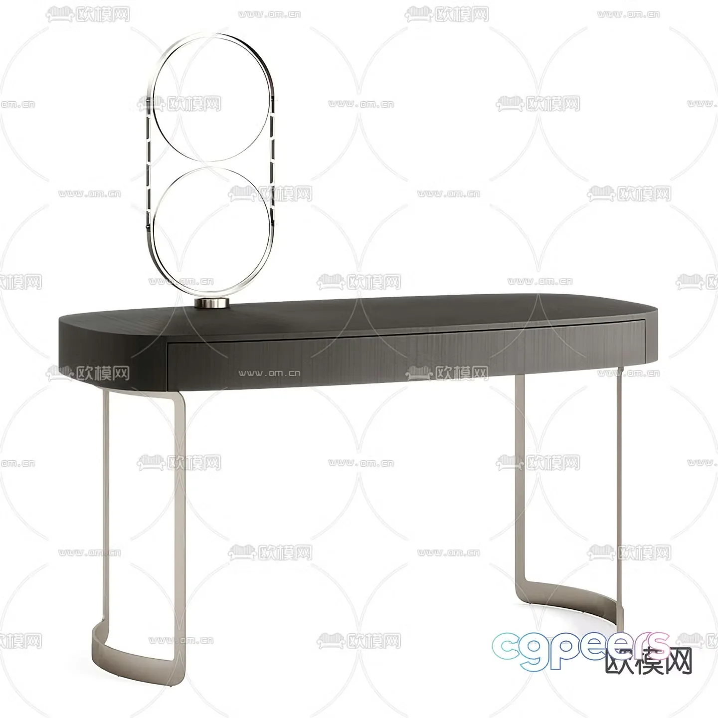 Fendi modern dressing table 3d model