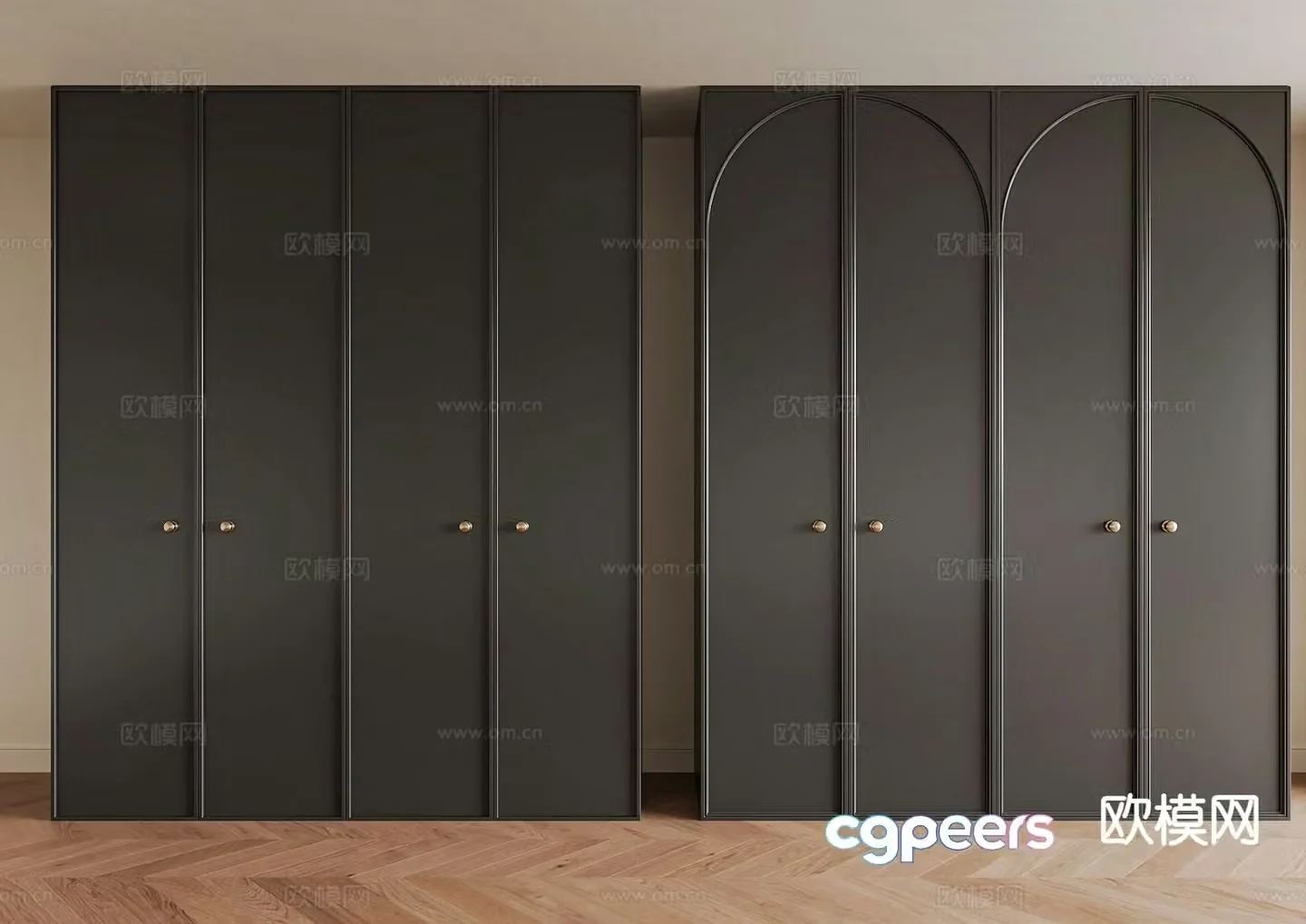 french wardrobe wardrobe 3d model