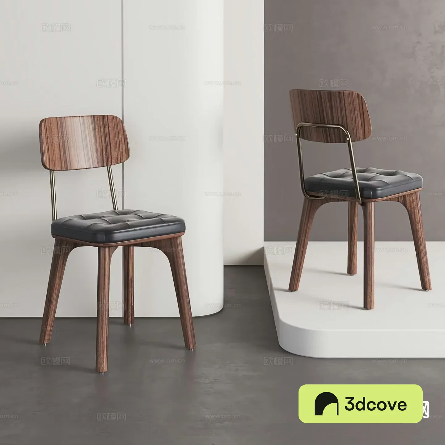 Italian single chair dining chair