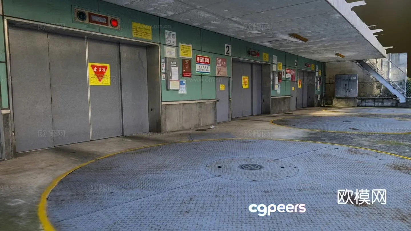 Industrial style warehouse warehouse 3d model