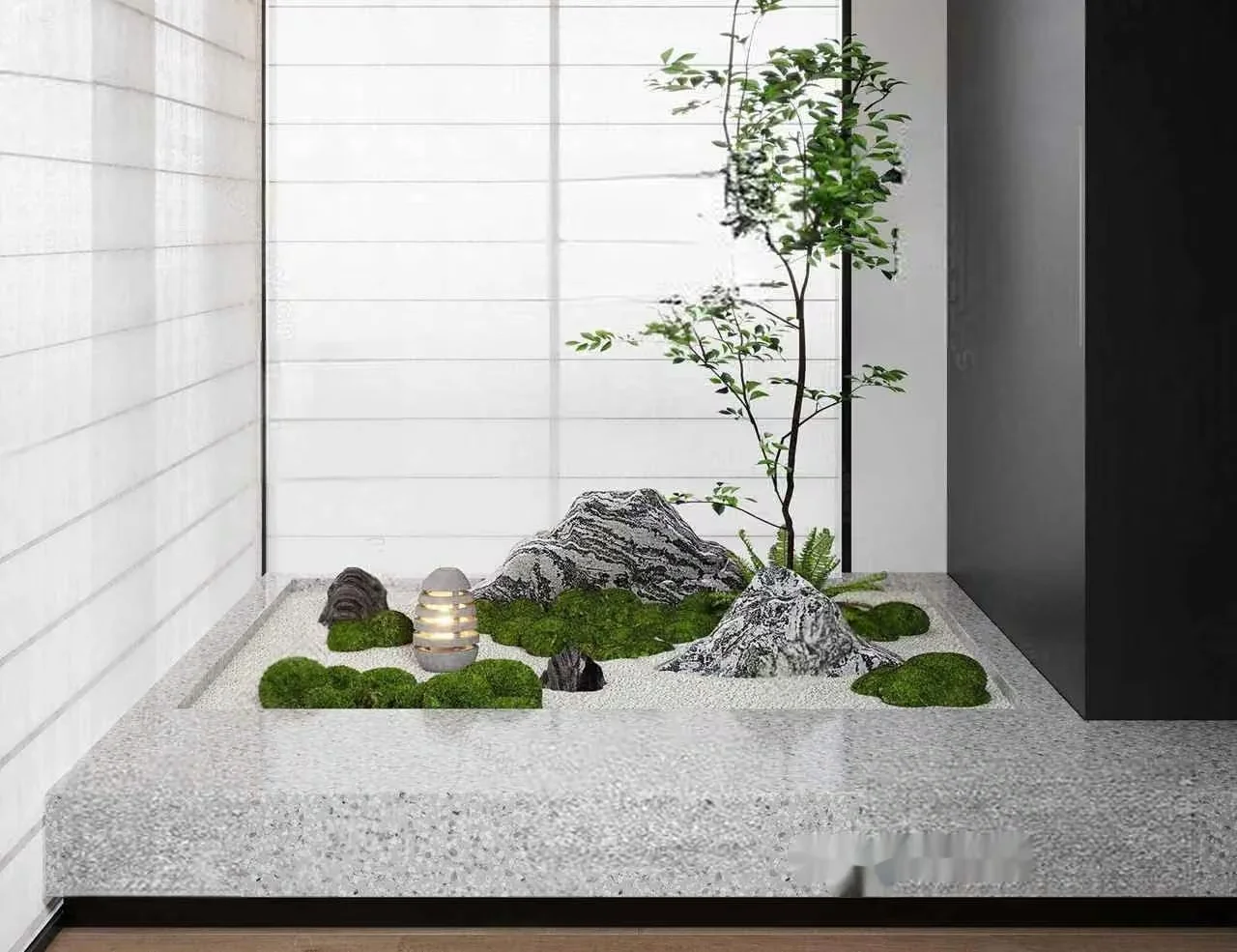 A Serene Japanese-Style Garden 3D Model – 16457 – CORONA Render