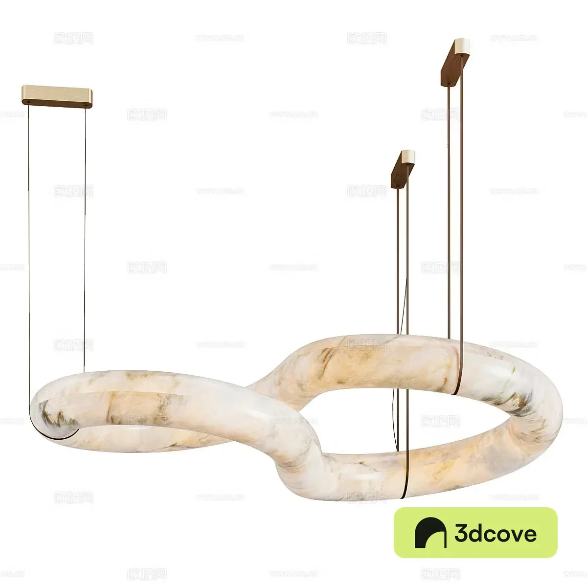 Modern Italian light luxury decorative chandelier