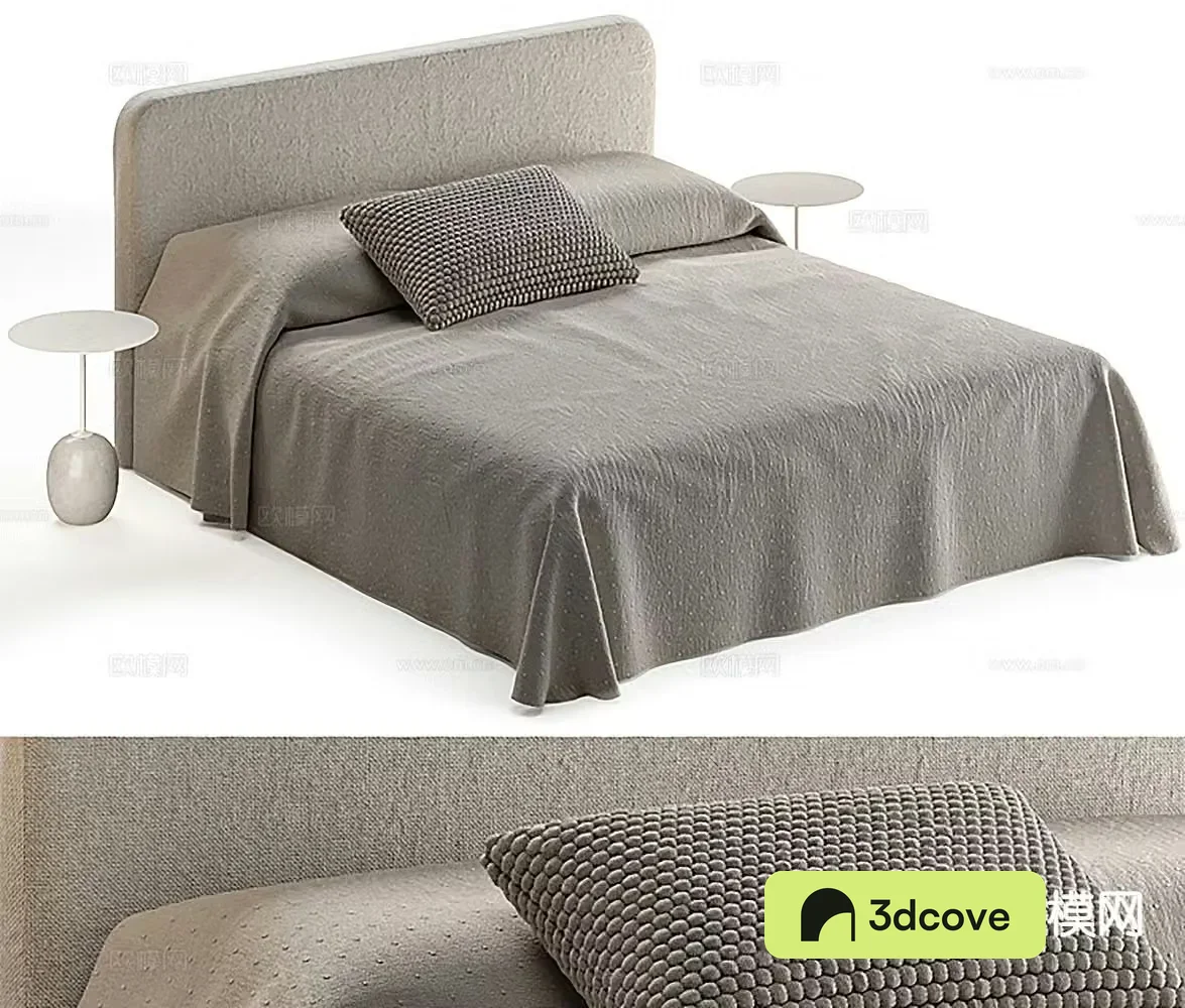 Modern double bed