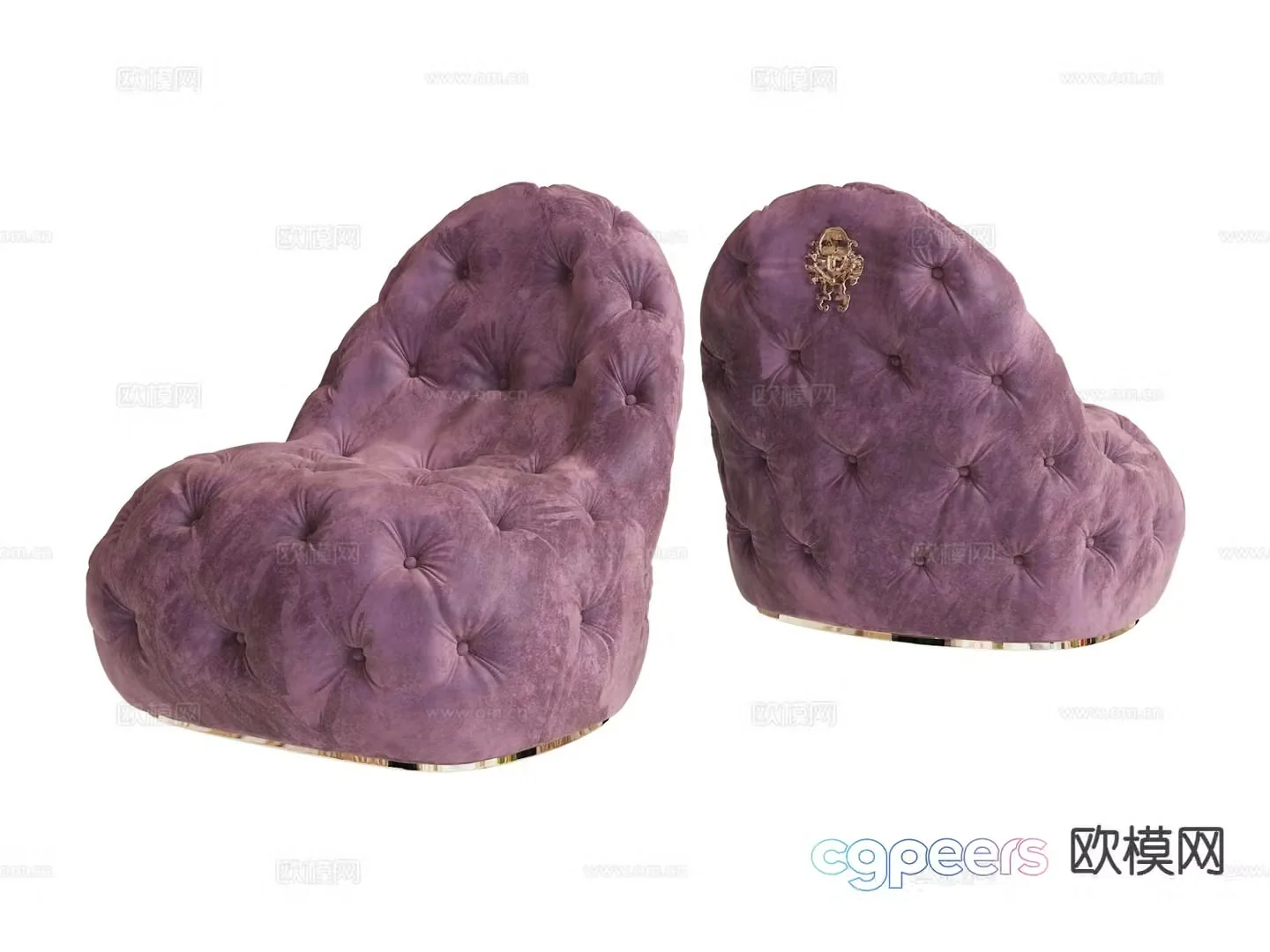 visionnaire- single sofa leisure sofa 3d model
