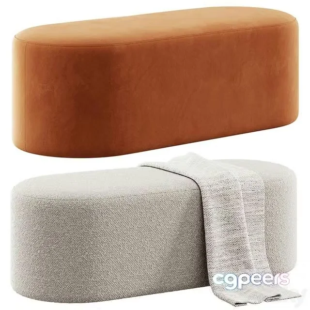3ds Max Free – Pouf Zyl By Bolia 120 cm