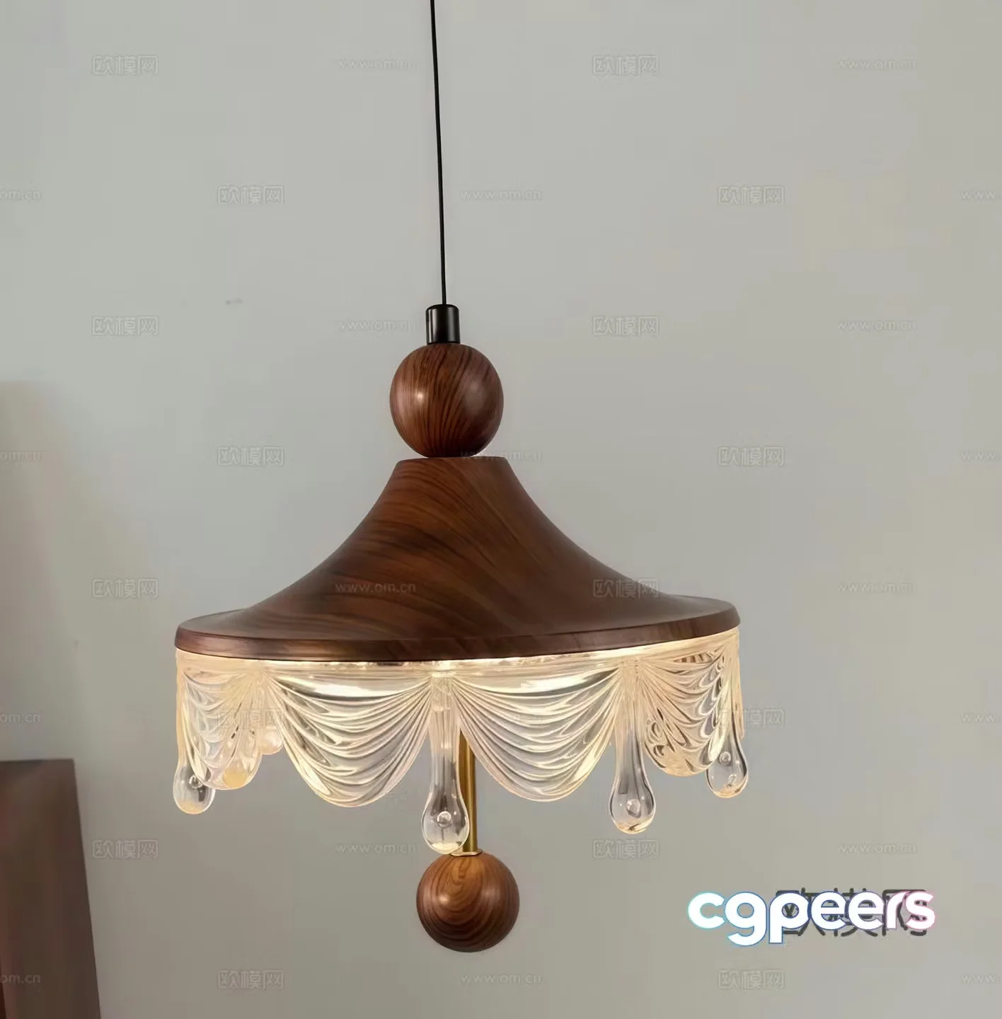 Medium-old small chandeliers bedside chandeliers bar chandeliers restaurant chandeliers 3D model