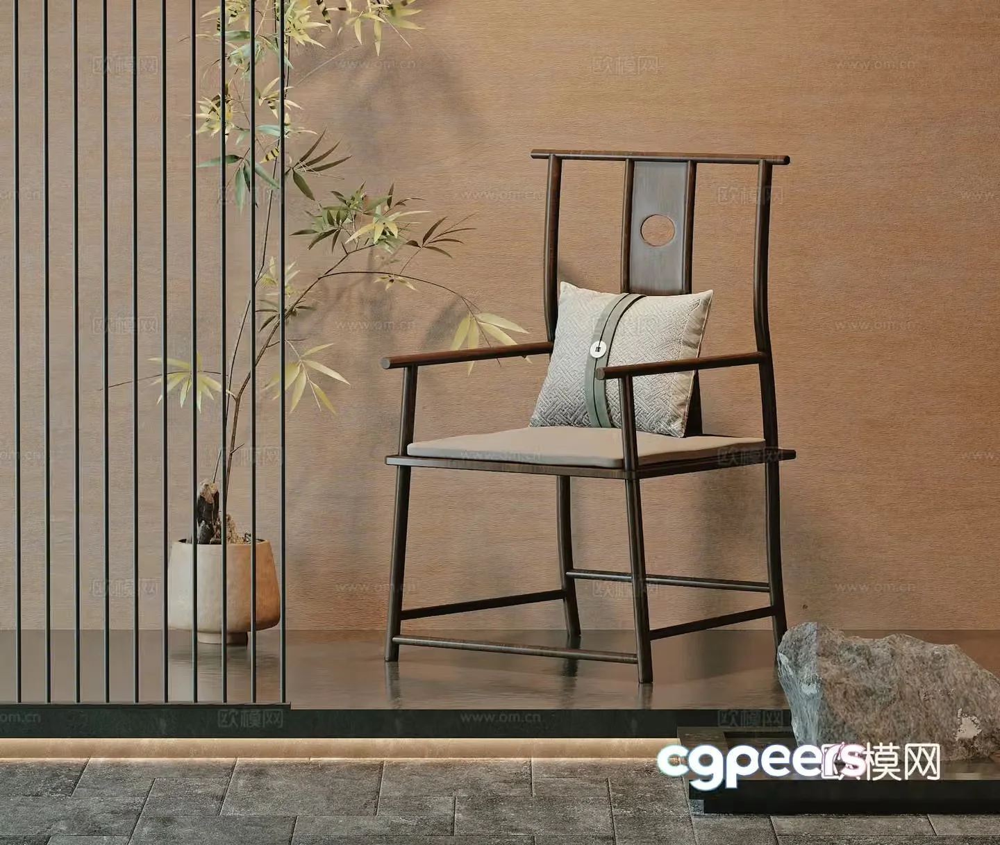 New Chinese chair 3d model
