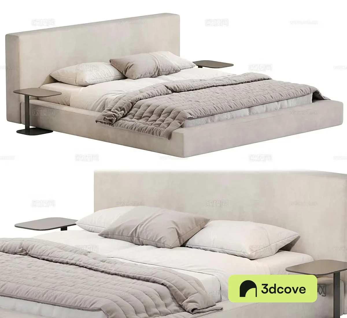 Jamaica modern double bed