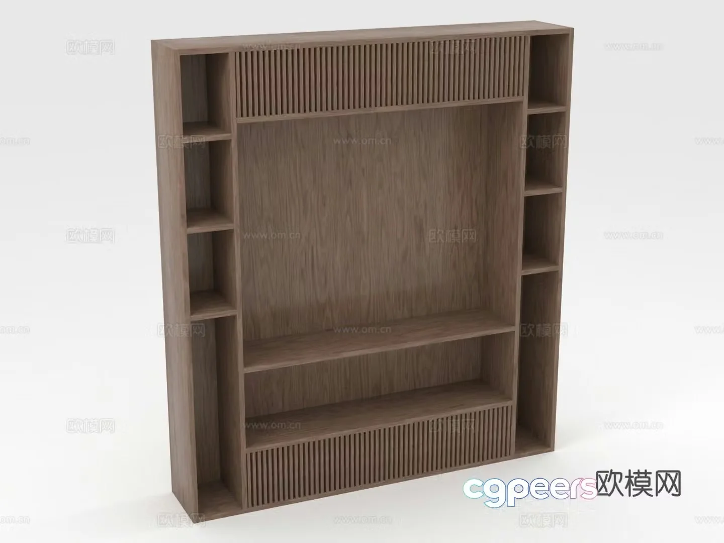 Shelf Bookshelf TV Cabinet Combination Cabinet 3D Model