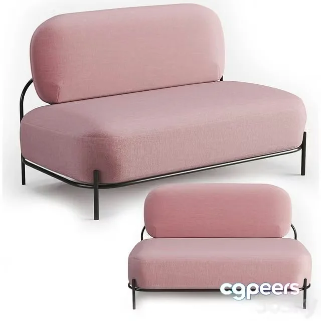 3ds Max Free – Sofa Angelina Imodern