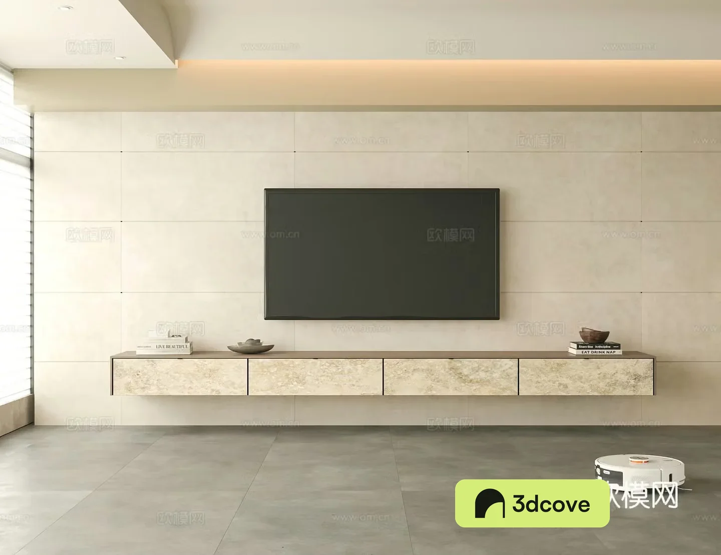 Modern background wall