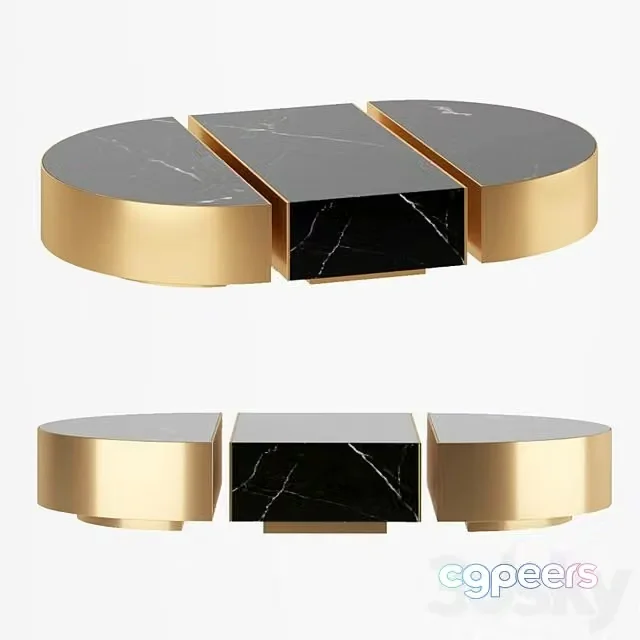 3ds Max Free – Coffee Table Eclipse Marble Fendi Home