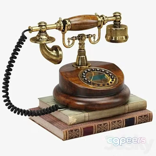 3ds Max Free – Retro Phone