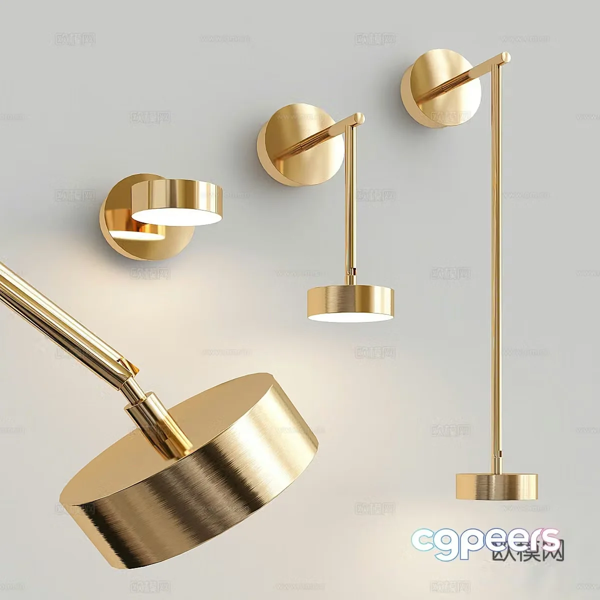 Giopato Coombes 3D wall lamp design