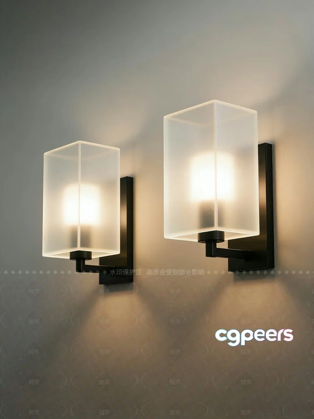 Modern Wall Light Fixtures 3D Model – 8918 – CORONA Render