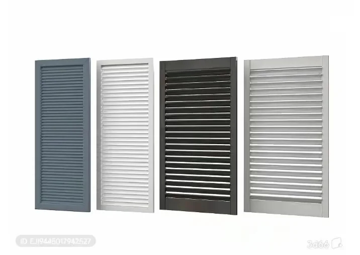 Three Shutters 3D Model – 15594 – VRAY Render